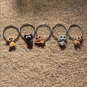 Puppy keychains